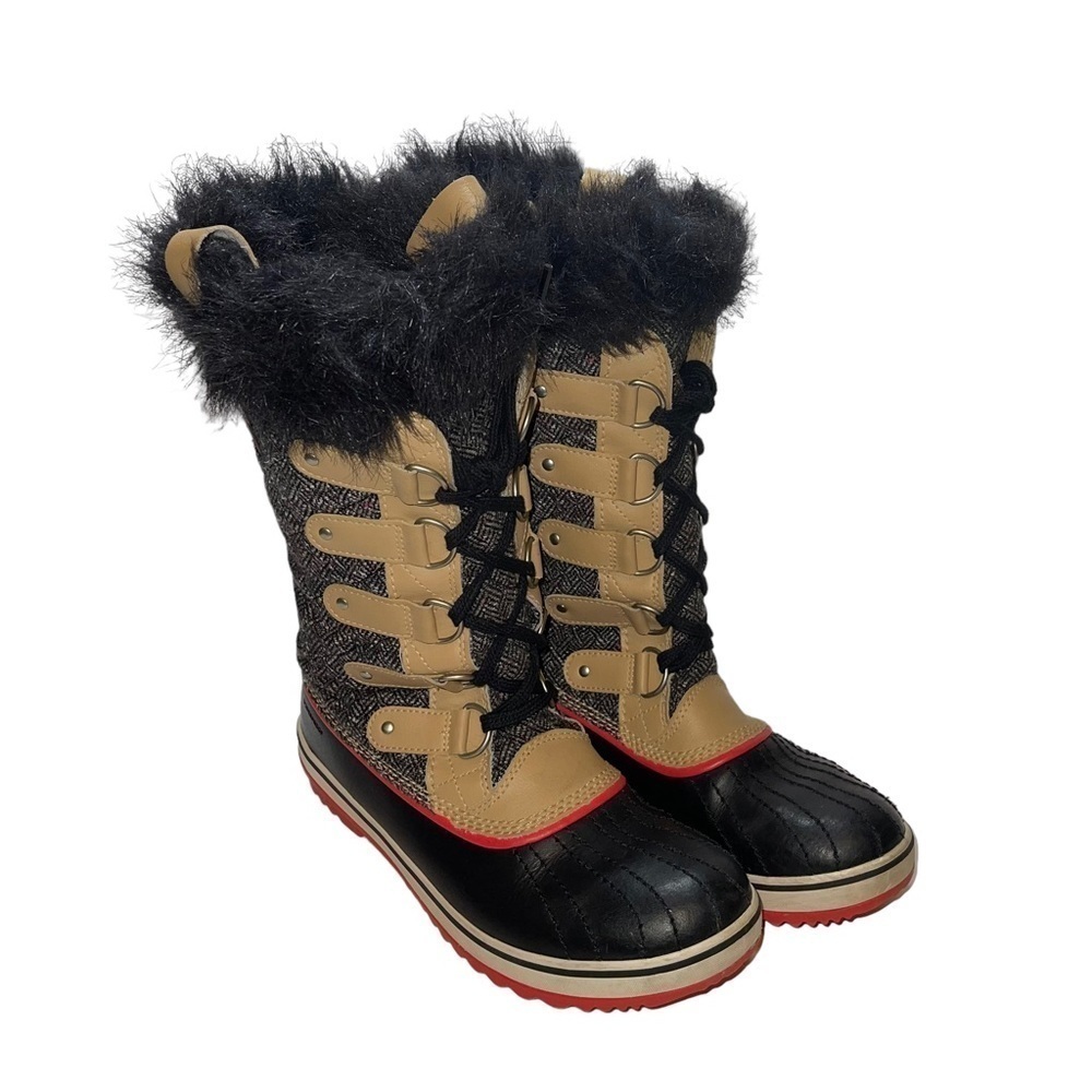 Sorel Ticino Herringbone Boots Size 8
